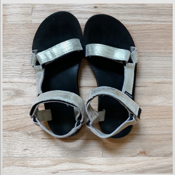 Champagne Gold Teva Sandal - Picture 2 of 7